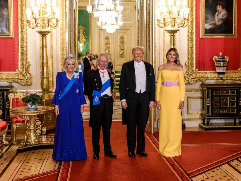 英王查爾斯「國宴川普」酒單有玄機！美國酒莊的布根地、二戰盟友的香檳...一文解讀餐桌上的外交密碼